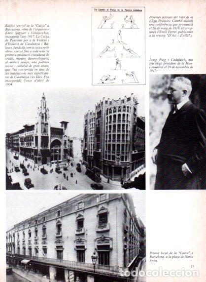 Outros artigos de papel: LAMINA V54668: Edifici central de la Caixa a Barcelona 1904 - Edmon Valles