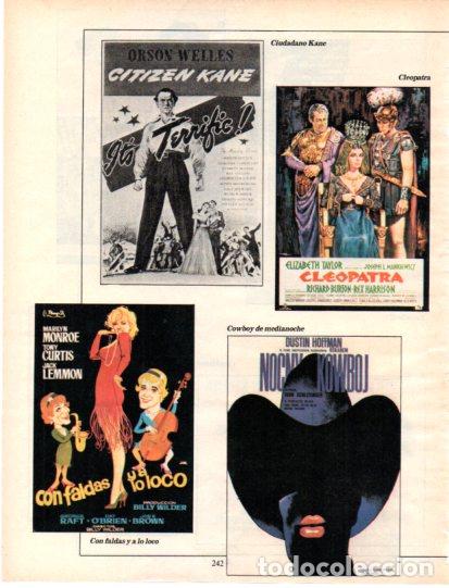 Outros artigos de papel: LAMINA V54646: Carteles de Cleopatra, Con faldas y a lo loco y Ciudadano Kane