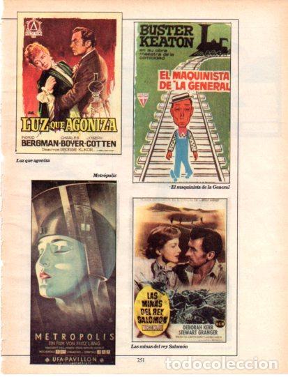 Otros art&iacute;culos de coleccionismo en papel: LAMINA V54656: Carteles Las minas del rey Salomon y Luz que agoniza