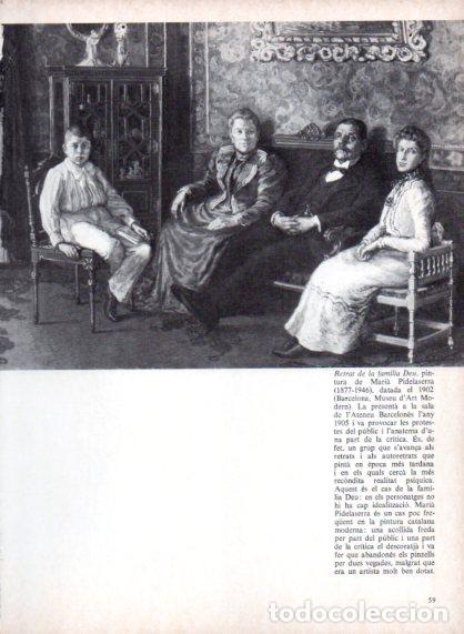 Otros art&iacute;culos de coleccionismo en papel: LAMINA V54683: Retrat de la familia Deu per Maria Pidelaserra - Edmon Valles