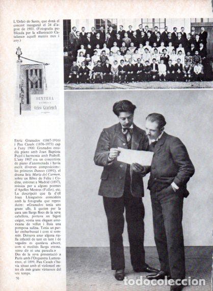 Otros art&iacute;culos de coleccionismo en papel: LAMINA V54688: Enric Granados y Pau Casals a l'any 1900 - Edmon Valles