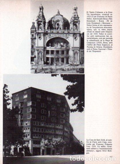 Otros art&iacute;culos de coleccionismo en papel: LAMINA V54748: Teatre Coliseum i Casa de Sant Jordi, Barcelona - Edmon Valles