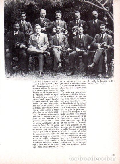 Otros art&iacute;culos de coleccionismo en papel: LAMINA V54725: La cobla La Principal de Perelada any 1915 - Edmon Valles