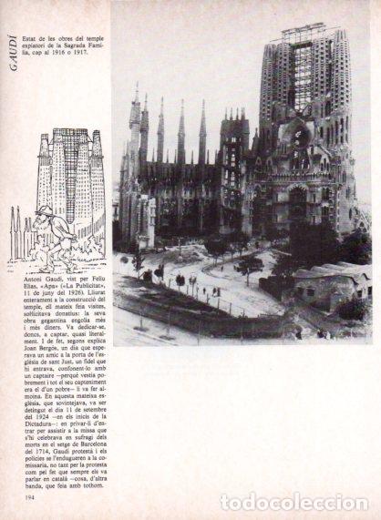 Otros art&iacute;culos de coleccionismo en papel: LAMINA V54746: La Sagrada Familia a Barcelona anys 1916 o 1917 - Edmon Valles