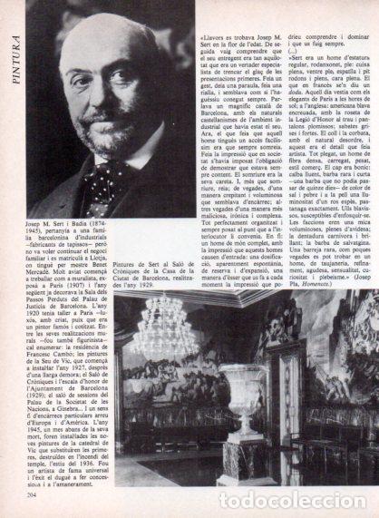 Otros art&iacute;culos de coleccionismo en papel: LAMINA V54751: Josep M. Sert i Badia - Edmon Valles