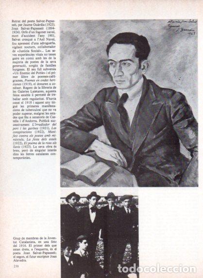 Otros art&iacute;culos de coleccionismo en papel: LAMINA V54771: Salvat-Papasseit per Jaume Guardia - Edmon Valles