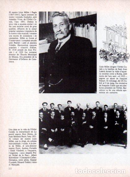 Otros art&iacute;culos de coleccionismo en papel: LAMINA V54760: Lluis Millet i Pages - Edmon Valles