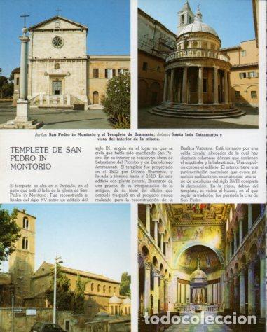 Otros art&iacute;culos de coleccionismo en papel: LAMINA V54239: Iglesia San Pedro in Montorio y Templete Bramante, Roma - Eugenio Pucci