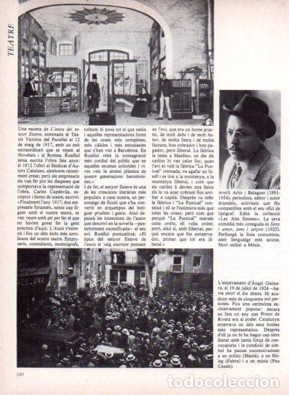 Otros art&iacute;culos de coleccionismo en papel: LAMINA V54780: Angel Guimera enterrament i Avel&middot;li Artis i Balaguer - Edmon Valles