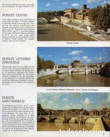 Otros art&iacute;culos de coleccionismo en papel: LAMINA V54254: Puentes Cestio, Vittorio Emanuele y Sant'Angelo, Roma - Eugenio Pucci