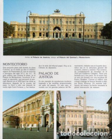 Otros art&iacute;culos de coleccionismo en papel: LAMINA V54252: Palacio de Justicia y Palacio del Quirinal, Roma - Eugenio Pucci