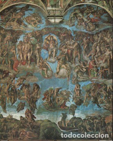 Otros art&iacute;culos de coleccionismo en papel: LAMINA V54279: El Juicio Universal por Miguel Angel, Capilla Sixtina - Eugenio Pucci