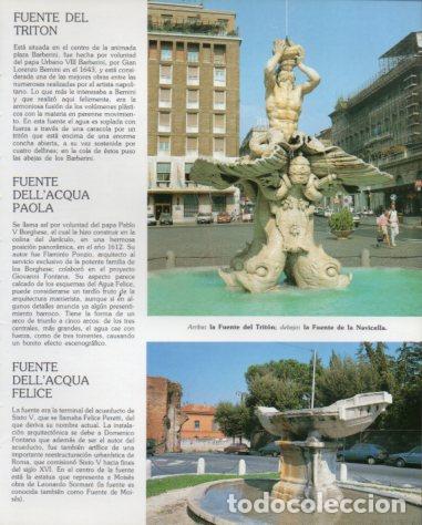 Otros art&iacute;culos de coleccionismo en papel: LAMINA V54257: Fuentes del Triton y de la Navicella, Roma - Eugenio Pucci