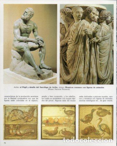 Otros art&iacute;culos de coleccionismo en papel: LAMINA V54246: Pugil, detalle del Sarcofago de Acilla y Mosaicos romanos - Eugenio Pucci