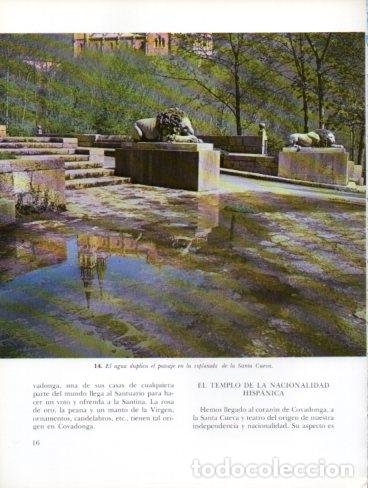 Sammelleidenschaft Andere Papierartikel: LAMINA V54289: Explanada de la Santa Cueva de Covadonga - Emiliano de la Huerga