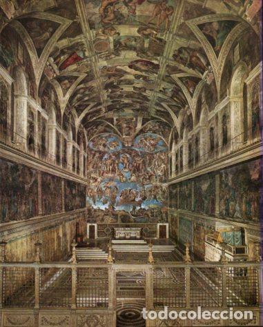Sammelleidenschaft Andere Papierartikel: LAMINA V54277: La Capilla Sixtina - Eugenio Pucci