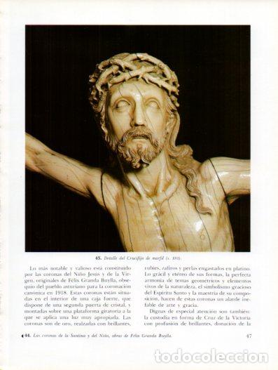 Sammelleidenschaft Andere Papierartikel: LAMINA V54307: Crucifijo de marfin siglo XVI, detalle - Emiliano de la Huerga
