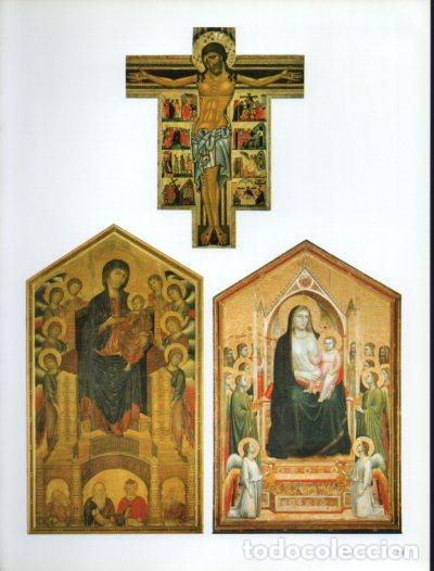 Otros art&iacute;culos de coleccionismo en papel: LAMINA V54334: Virgen de la Santa Trinita por Cimabuey Virgen de Todos los Santos por Giotto