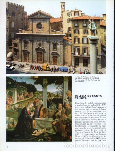 Otros art&iacute;culos de coleccionismo en papel: LAMINA V54339: Iglesia de Santa Trinita, Florencia