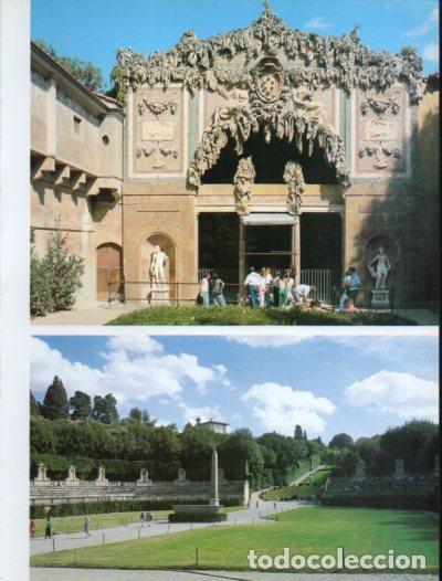 Otros art&iacute;culos de coleccionismo en papel: LAMINA V54344: Gruta de Buontalenti y Anfiteatro del Jardin de Boboli, Florencia