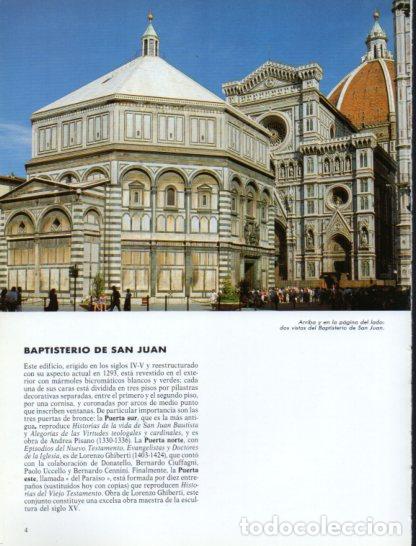 Otros art&iacute;culos de coleccionismo en papel: LAMINA V54321: Vista del Baptisterio de San Juan, Florencia