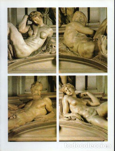 Sammelleidenschaft Andere Papierartikel: LAMINA V54347: Alegorias de Miguel Angel en Basilica de San Lorenzo, Florencia