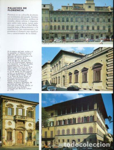 Sammelleidenschaft Andere Papierartikel: LAMINA V54362: Palacios de Antella y Guadagni y Palacete de livia Malfatti, Florencia