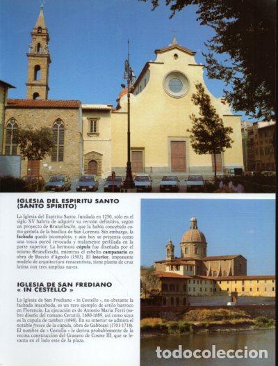Sammelleidenschaft Andere Papierartikel: LAMINA V54361: Iglesias del Espiritu Santo y San Frediano, Florencia