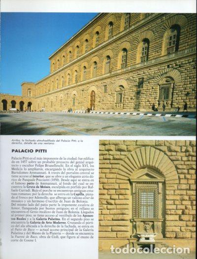 Sammelleidenschaft Andere Papierartikel: LAMINA V54366: Fachada del Palacio Pitti, Florencia