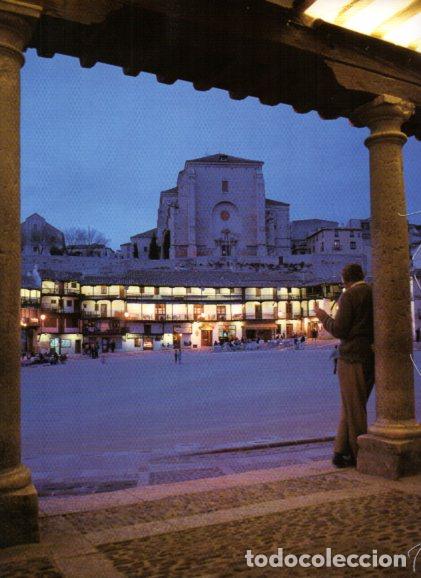 Sammelleidenschaft Andere Papierartikel: LAMINA V54855: Plaza de Chinchon, vista nocturna - Wifredo Rincon Garcia