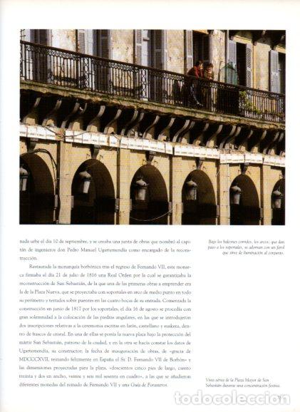 Otros art&iacute;culos de coleccionismo en papel: LAMINA V54875: Soportales Plaza Mayor de San Sebastian - Wifredo Rincon Garcia
