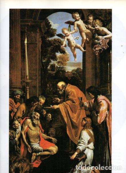 Otros art&iacute;culos de coleccionismo en papel: LAMINA V54890: La comunion de San Jeronimo por Domenichino - Jose Luis Morales y Marin