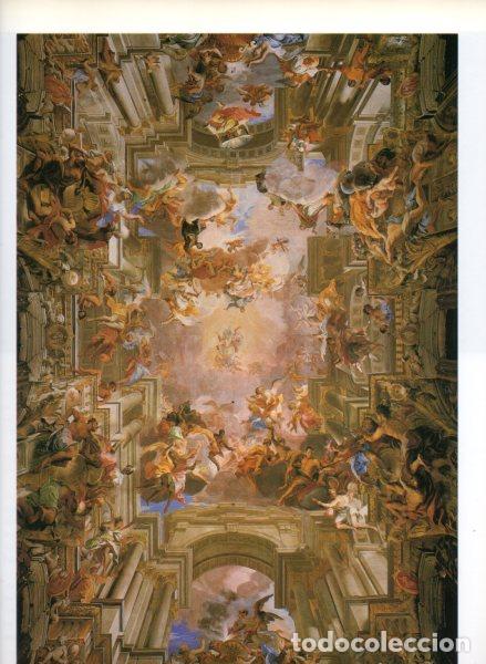 Otros art&iacute;culos de coleccionismo en papel: LAMINA V54900: Llegada de San Ignacio al Paraiso por A. Pozzo, fresco iglesia San Ignacio - Jose Lui