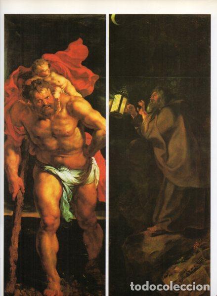 Otros art&iacute;culos de coleccionismo en papel: LAMINA V54927: El Descendimiento de la Cruz por Rubens, retablo cerrado - Jose Luis Morales y Marin
