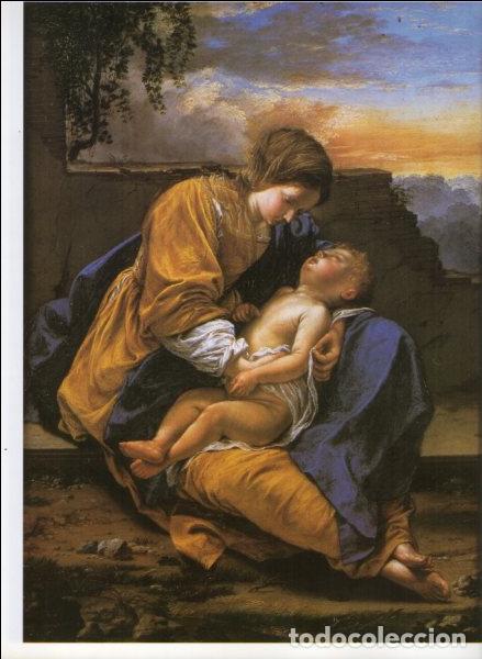Otros art&iacute;culos de coleccionismo en papel: LAMINA V54894: Virgen con Ni&ntilde;o por O. Gentileschi - Jose Luis Morales y Marin