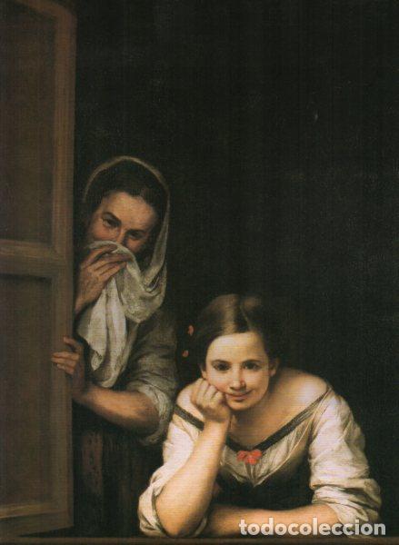 Altri oggetti di carta: LAMINA V54937: Gallegas en la ventana por Murillo - Jose Luis Morales y Marin