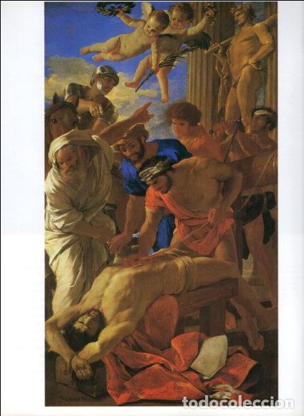 Altri oggetti di carta: LAMINA V54909: Martirio de San Erasmo por Nicolas Poussin - Jose Luis Morales y Marin