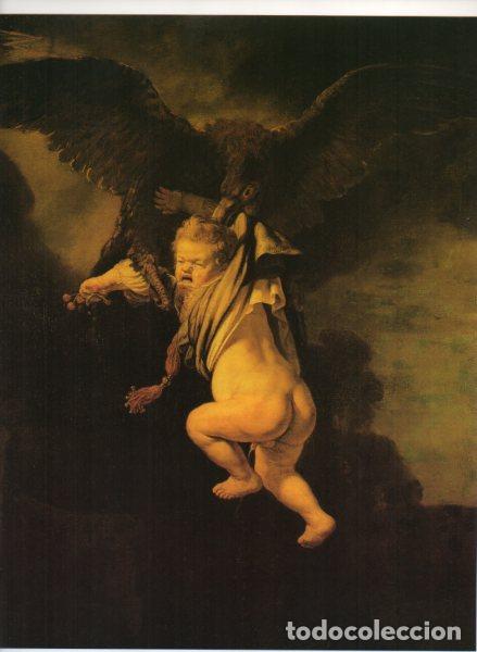 Altri oggetti di carta: LAMINA V54920: El rapto de Ganimedes por Rembrandt - Jose Luis Morales y Marin