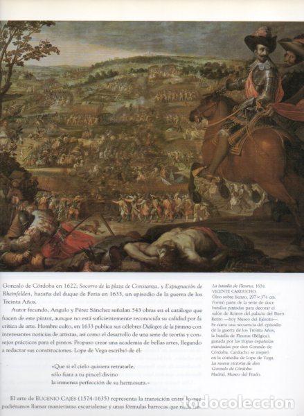 Altri oggetti di carta: LAMINA V54939: La batalla de Fleurus por Vicente Carducho - Jose Luis Morales y Marin