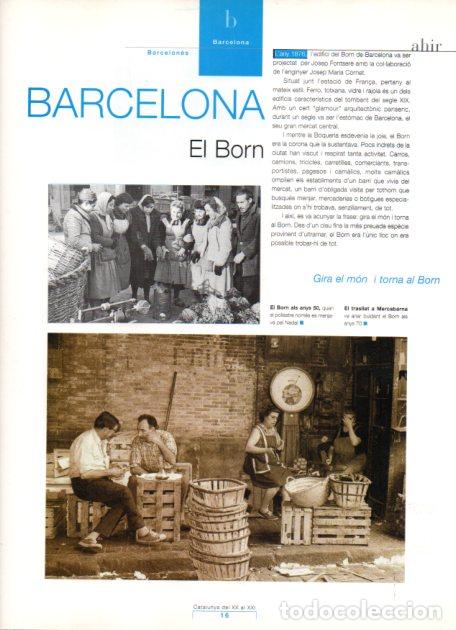 Collectionnisme Papier divers: LAMINA V54992: El Born de Barcelona anys 1950