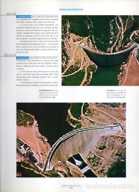 Collectionnisme Papier divers: LAMINA V55007: La presa de la Llosa del Cavall vista aeria