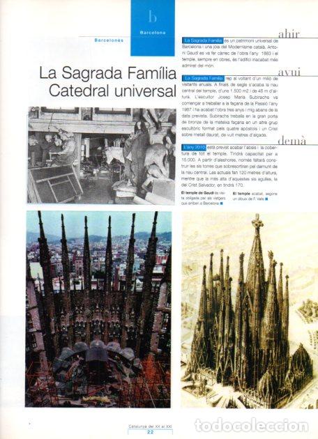 Collectionnisme Papier divers: LAMINA V54995: La Sagrada Familia i dibuix per F. Valls