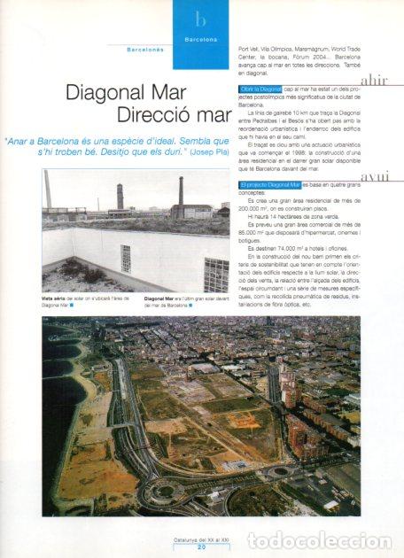 Collectionnisme Papier divers: LAMINA V54994: Diagonal Mar vista aeria, Barcelona