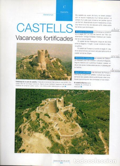 Otros art&iacute;culos de coleccionismo en papel: LAMINA V54999: Castell de Burriac vista aeria