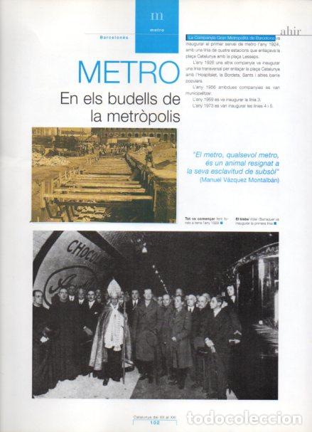 Otros art&iacute;culos de coleccionismo en papel: LAMINA V55024: Bisbe Vidal y Barraquer inagurant la primera linea de metro a Barcelona