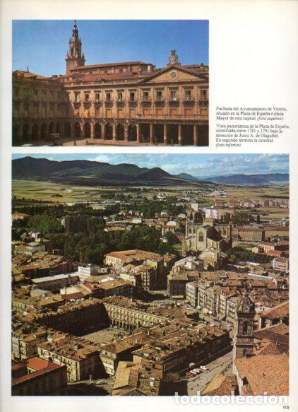 Sammelleidenschaft Andere Papierartikel: LAMINA V55097: Vista y Ayuntamiento de Vitoria - Nestor Lujan
