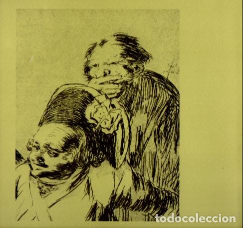 Sammelleidenschaft Andere Papierartikel: LAMINA V55102: GOYA Caprichos. Esta vuestra merced � pues, detalle - Alfonso E. Perez-Sanchez