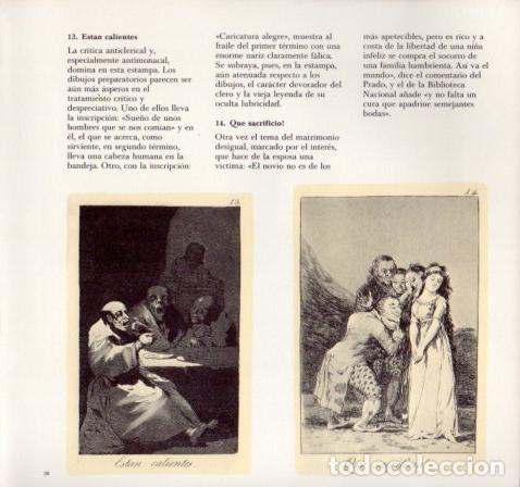 Sammelleidenschaft Andere Papierartikel: LAMINA V55107: GOYA Caprichos. Estan calientes y Que sacrificio - Alfonso E. Perez-Sanchez