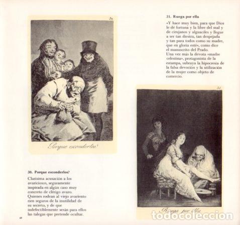Sammelleidenschaft Andere Papierartikel: LAMINA V55112: GOYA Caprichos. Porque esconderlos y Ruega por ella - Alfonso E. Perez-Sanchez