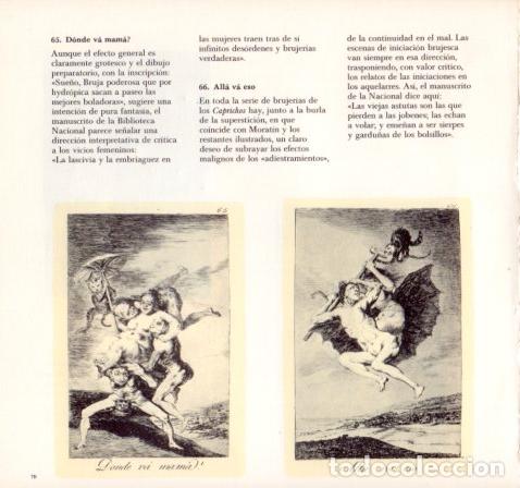 Collectionnisme Papier divers: LAMINA V55122: GOYA Caprichos. Donde va mama y Alla va eso - Alfonso E. Perez-Sanchez